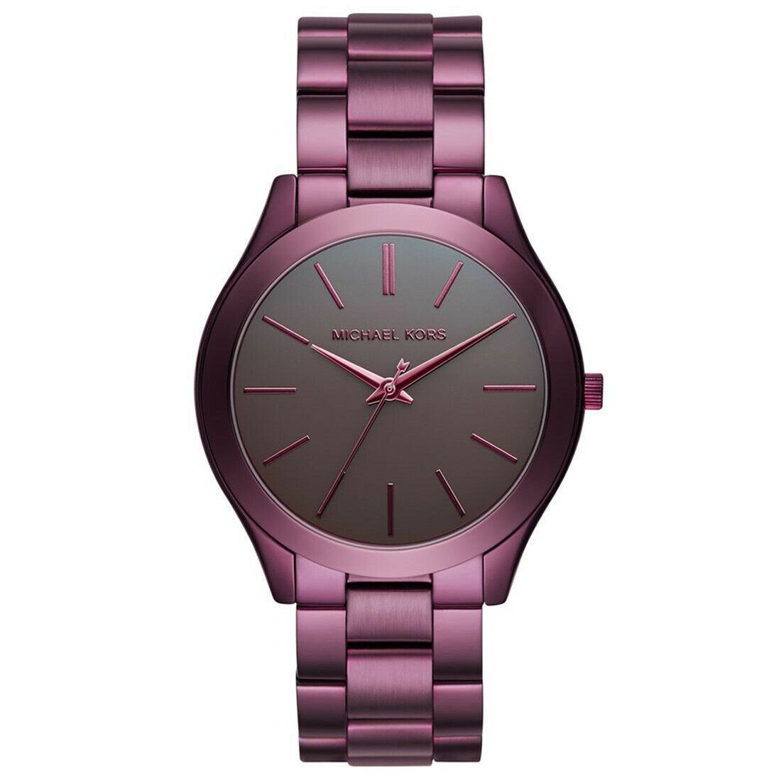 Michael Kors MK3551 Plum Tone Slim Runway Women's Watch Michael Kors MK3551 Plum Tone Slim Runway Women's Watch